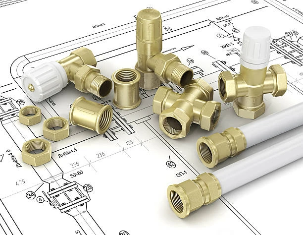 copper pipe and fittings