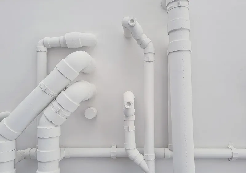 Plastic pipes and fittings