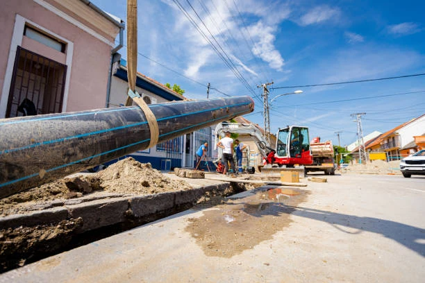 with Plastic Pipe