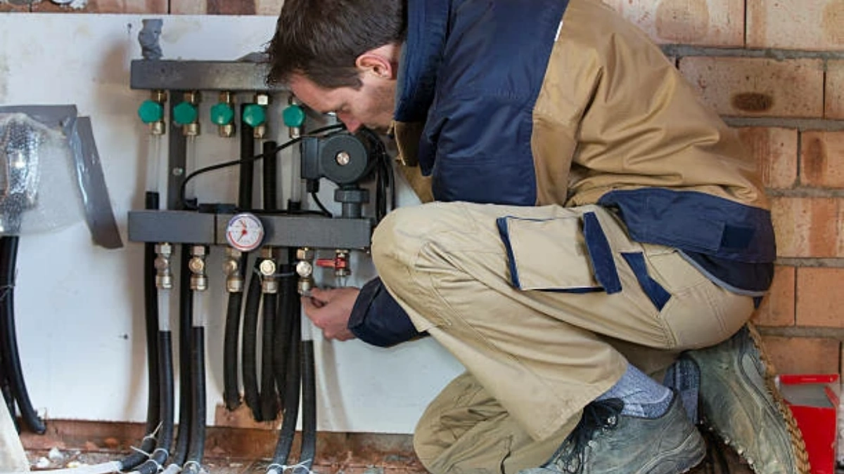 under floor heating pipe