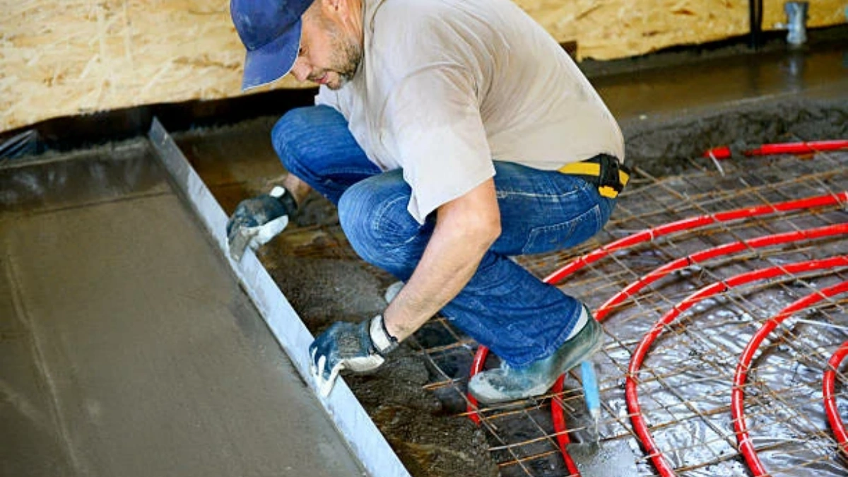 under floor heating pipe