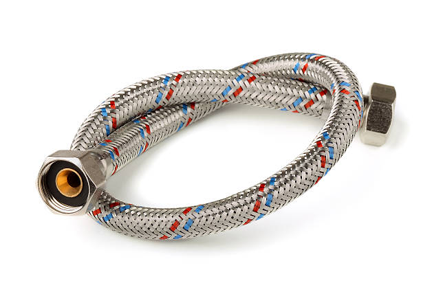 Braided rubber hoses