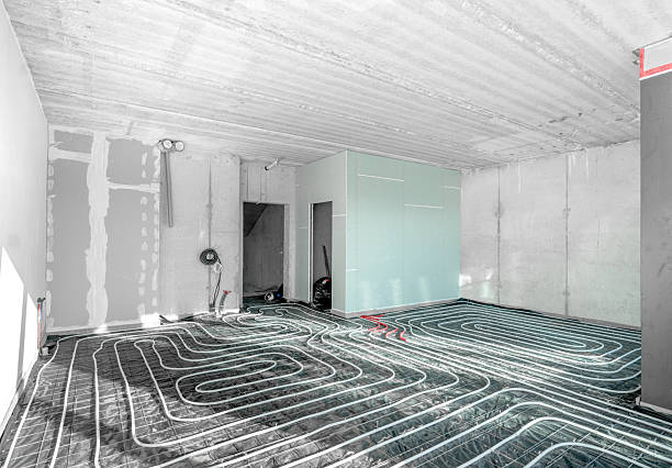 Underfloor heating pipework