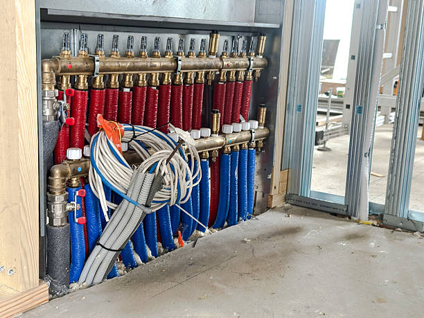 Underfloor heating pipework