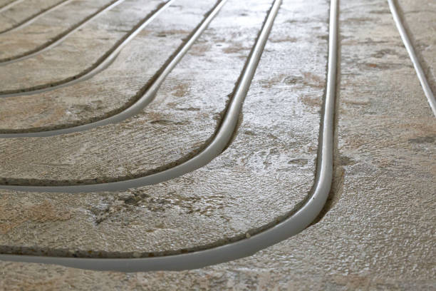 Floor heating pipe